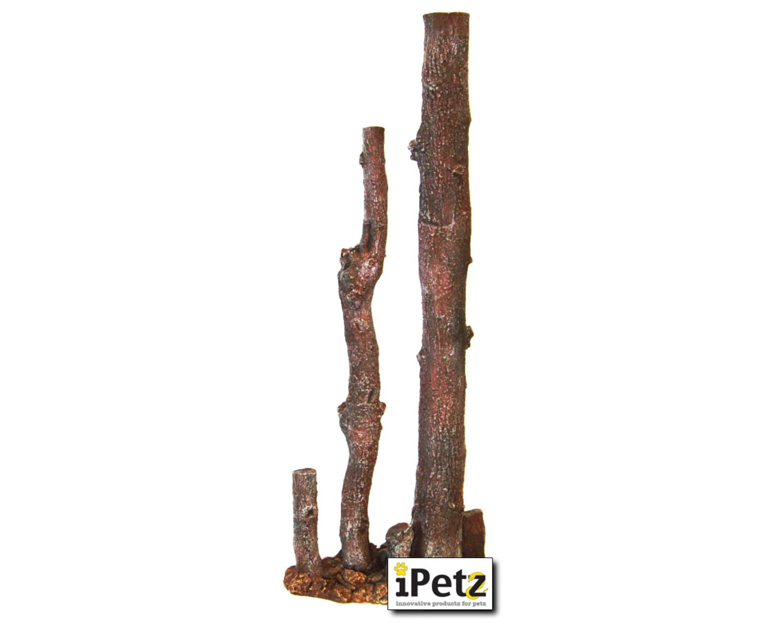 URS Upright Log With Rock Large