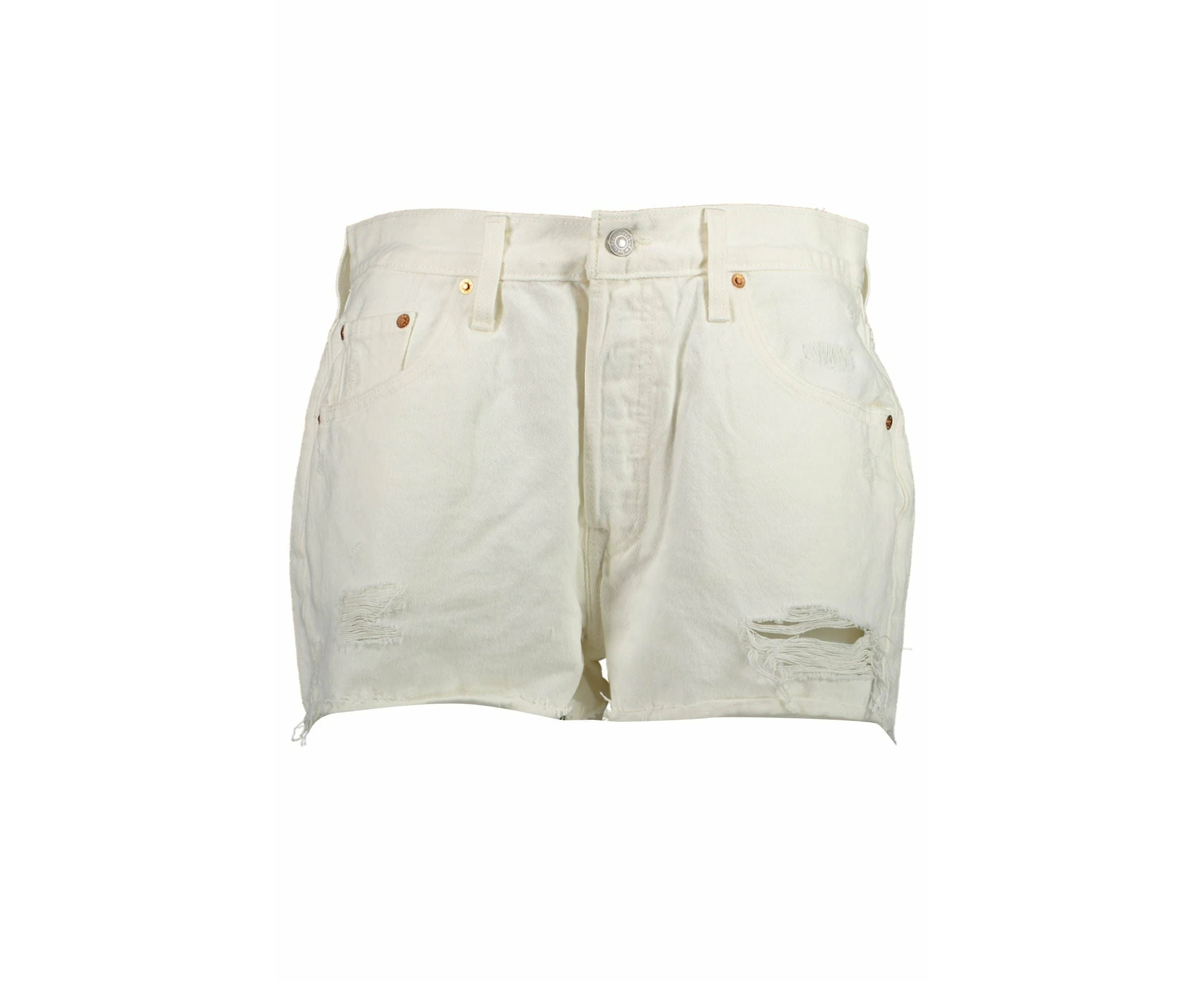 Levi's White Cotton Women Jeans