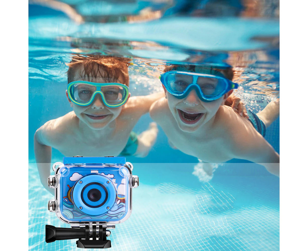 Hansona 180° Rotation 1080P HD Kids Action Camera