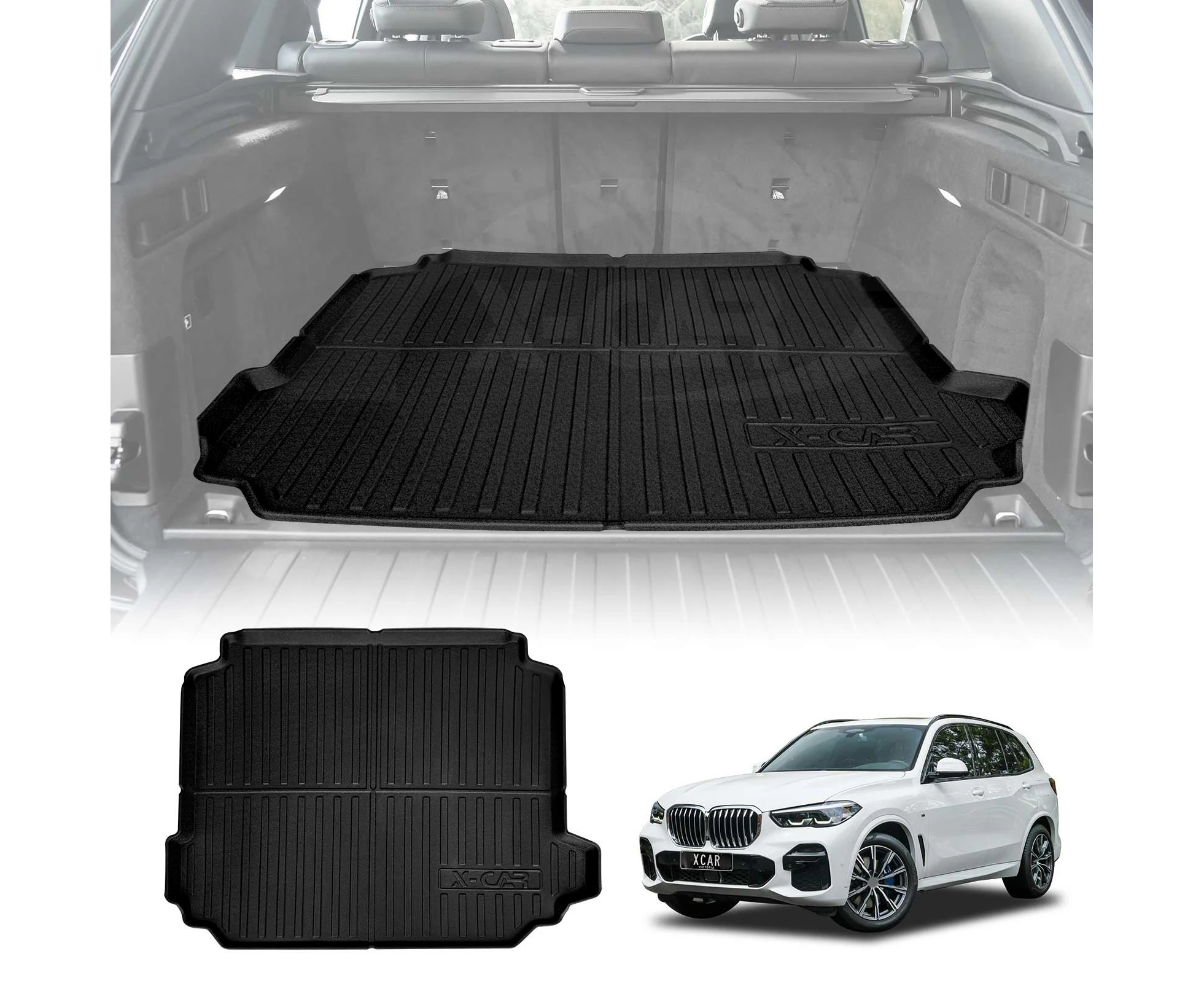 Heavy Duty Trunk Cargo Mat Boot Liner Luggage Tray for BMW X5 X5M G05 F95 2018 2019 2020 2021 2022 2023 2024