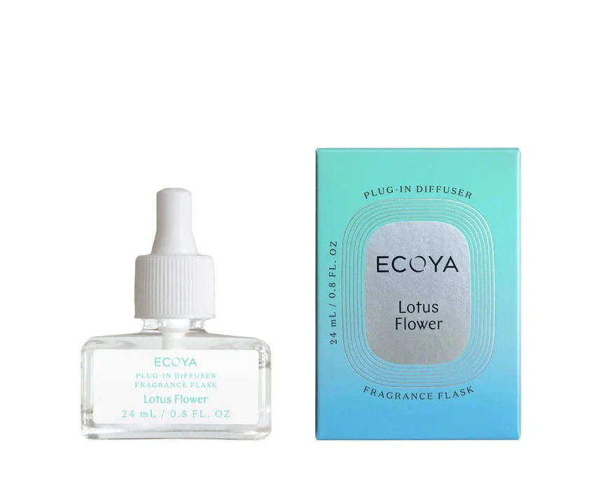 Ecoya Plug-In Diffuser Fragrance Flask - Lotus Flower