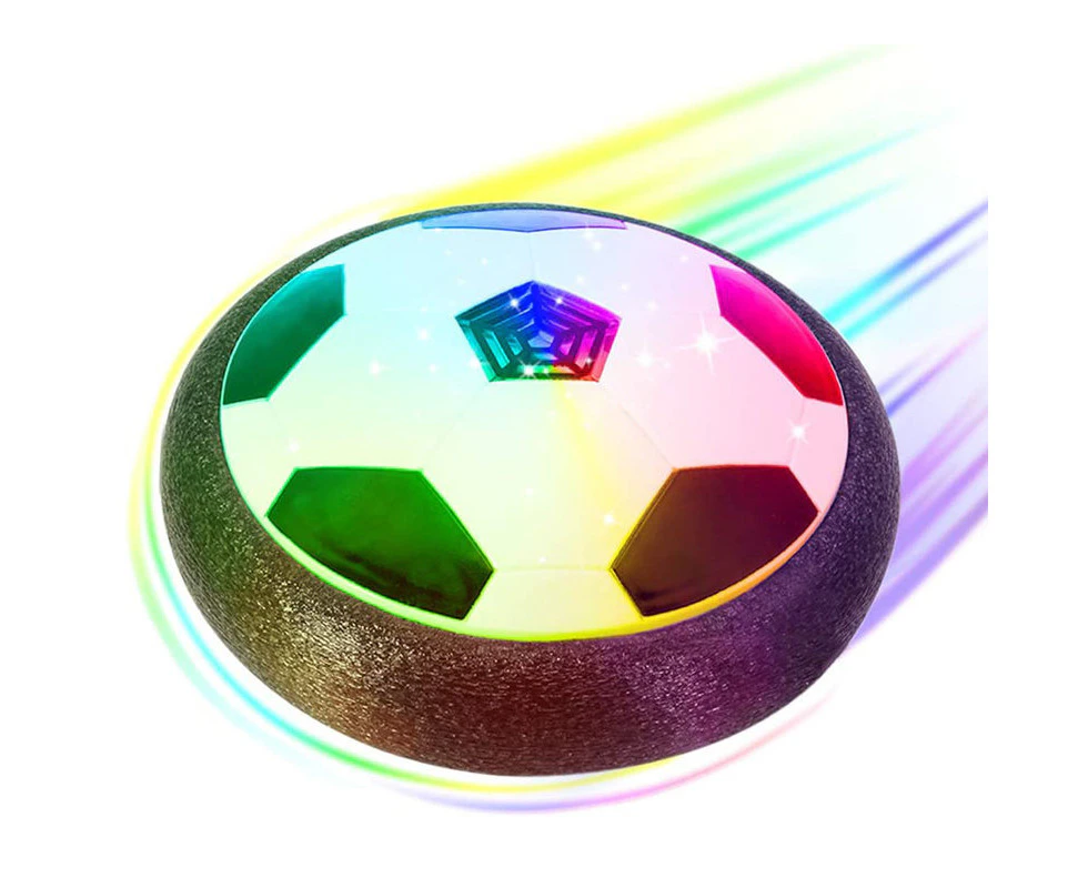 GEERTOP LED Hover Soccer Ball with Foam Bumpers for Indoor or Outdoor Play