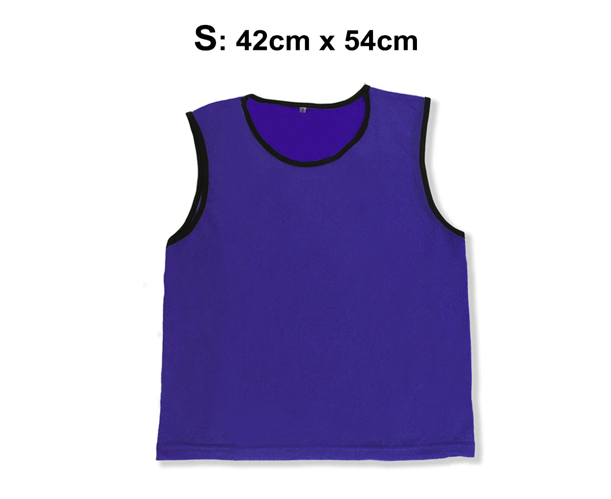 4pcs 4 Sizes Scrimmage Training Vest Unisex Sports Team Practice Vest for Football Basketball Purple