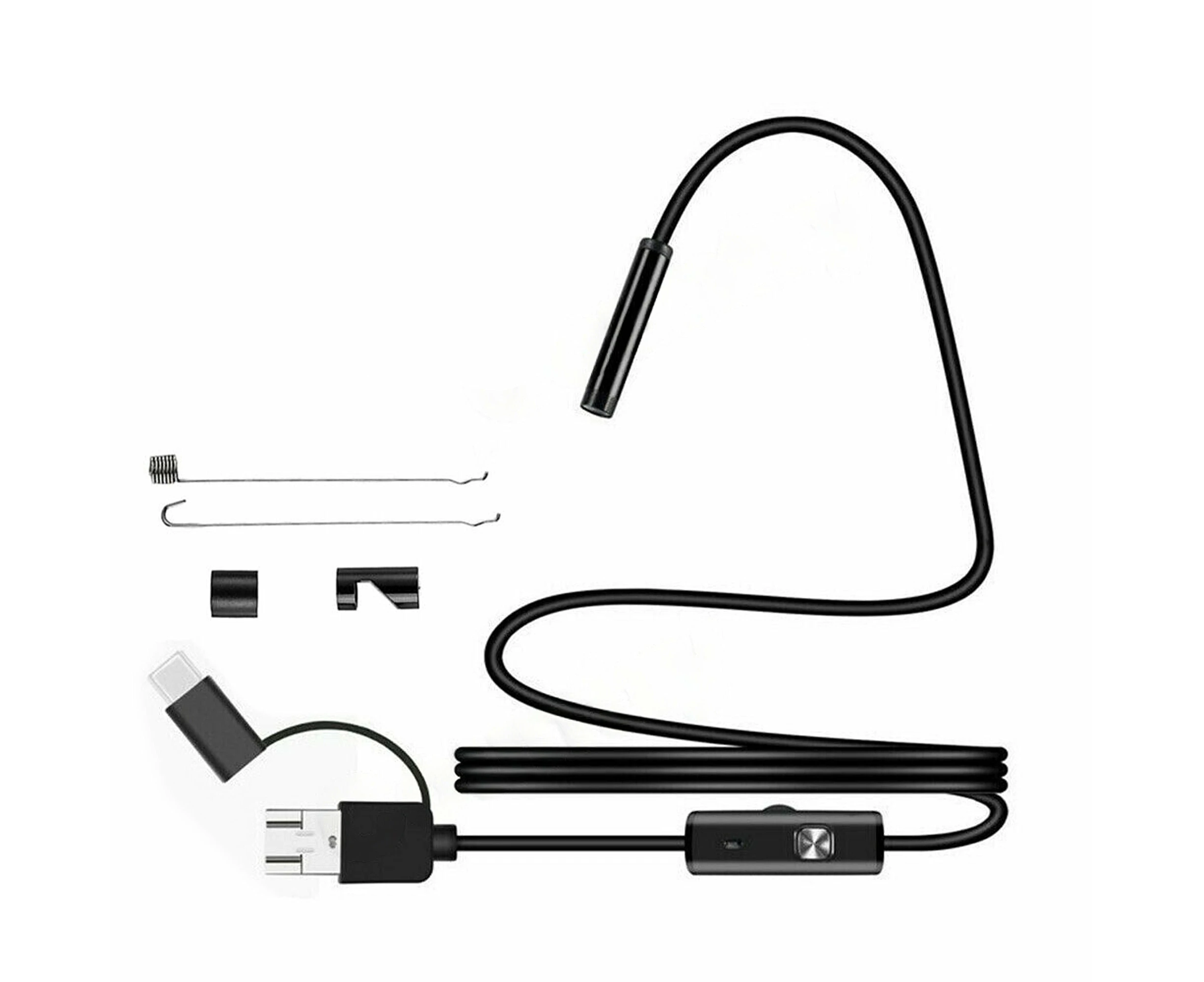 Waterproof HD Endoscope Inspection Camera USB Type-C Borescope For Android