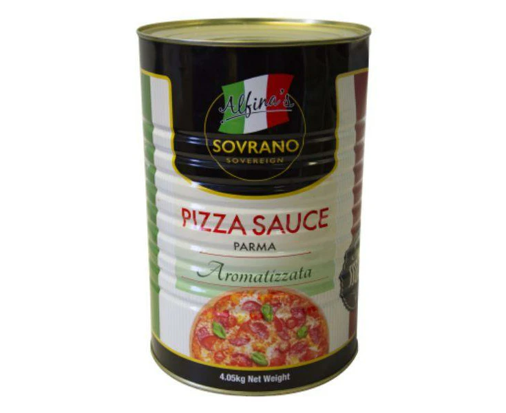 3 X Alfinas Sovrano Sauce Pizza With Herbs 4Kg