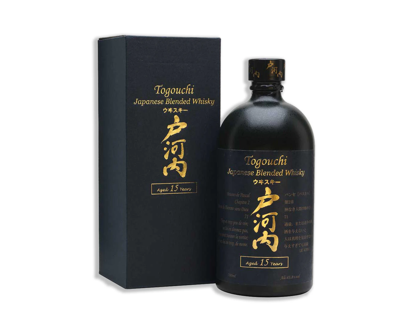 Togouchi 15 YO Japanese Whisky 700 ml @ 43.8% abv