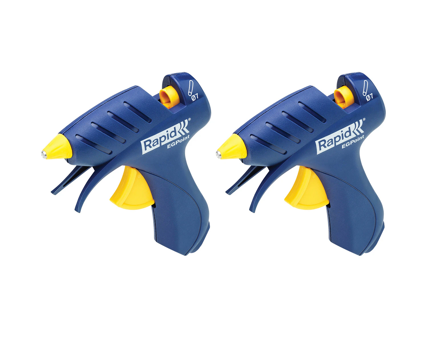 2PK Rapid Cordless Glue Gun EG Point Heating Hot Melt Craft Tool Repair Blue