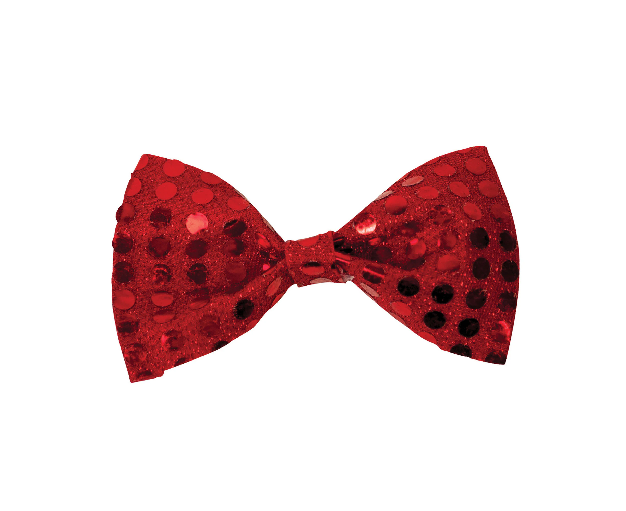 Bristol Novelty Sequin Bow Tie (Red) - BN1086