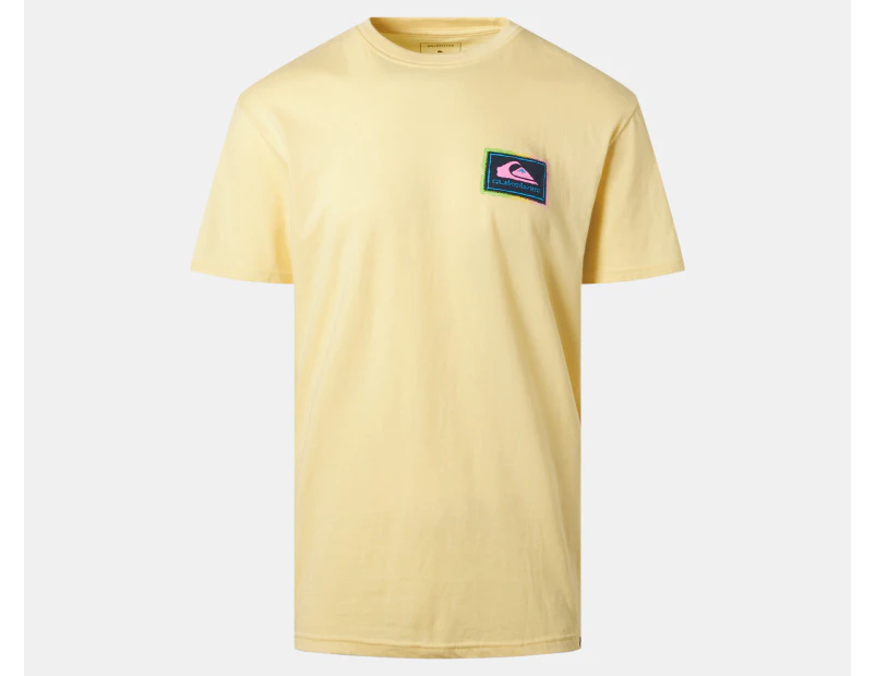 Quiksilver Men's Polera Short Sleeve Tee / T-Shirt / Tshirt - Yellow