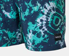 Hurley Men's Cannonball Volley 17" Boardshorts - Navy/Green