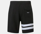 Hurley Men's Block Party 18" Boardshorts - Black/White