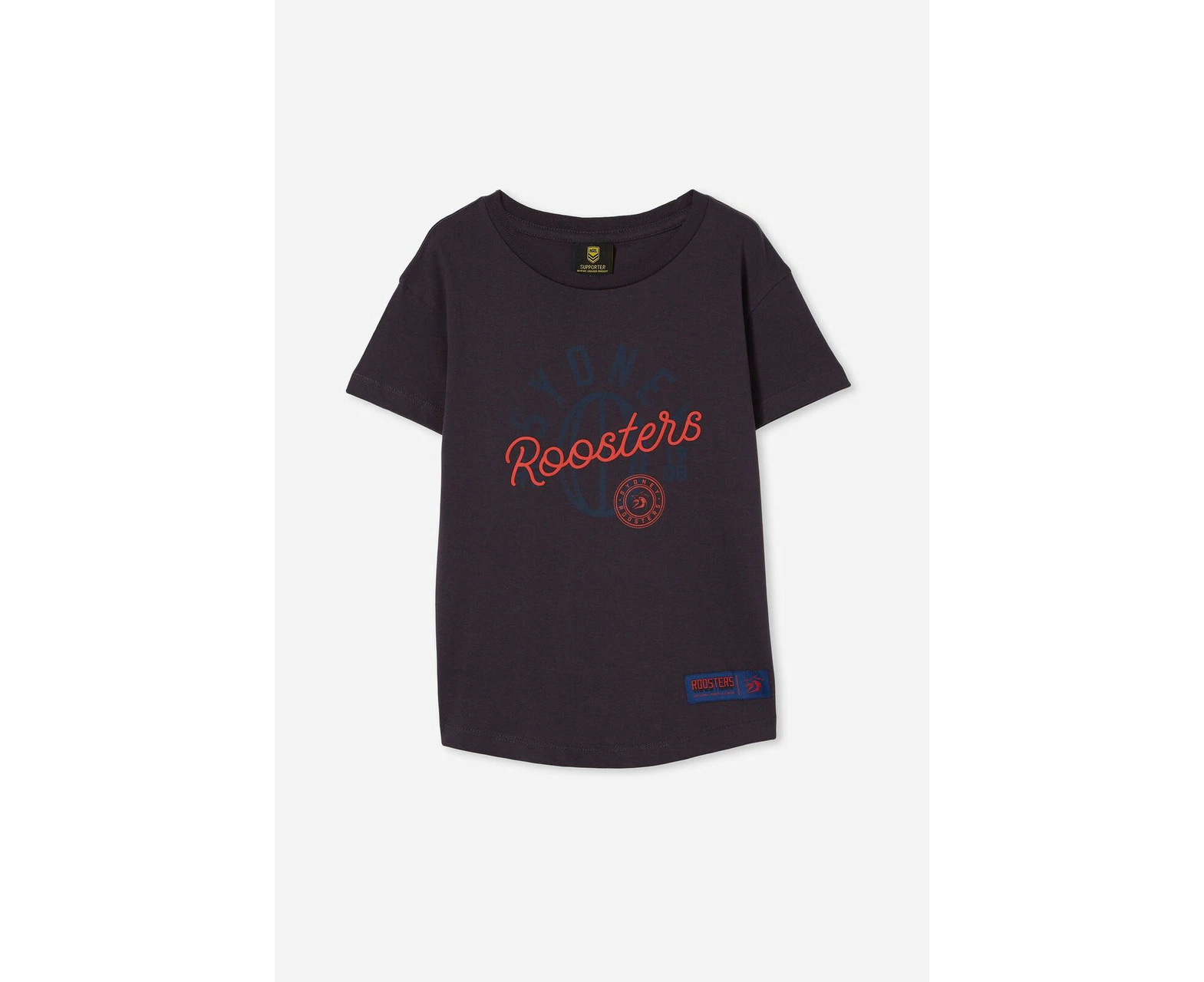 Sydney Roosters NRL Kids Puff Print Tee