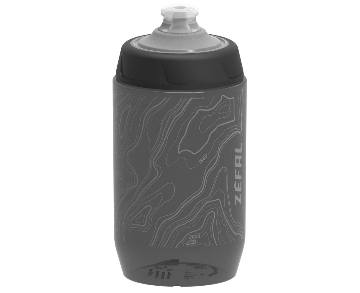 Zefal Sense Pro 50 Sports/Cycling 500ml Water Bottle Drink Container Black/Grey