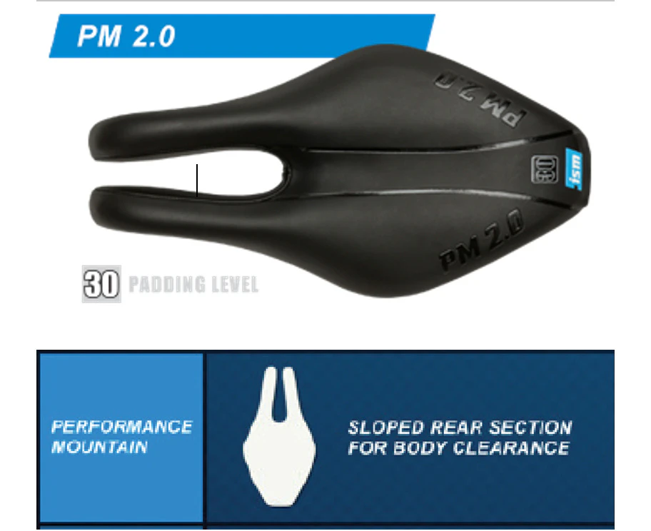 ISM PM 2.0 Saddle Bike Seat Black