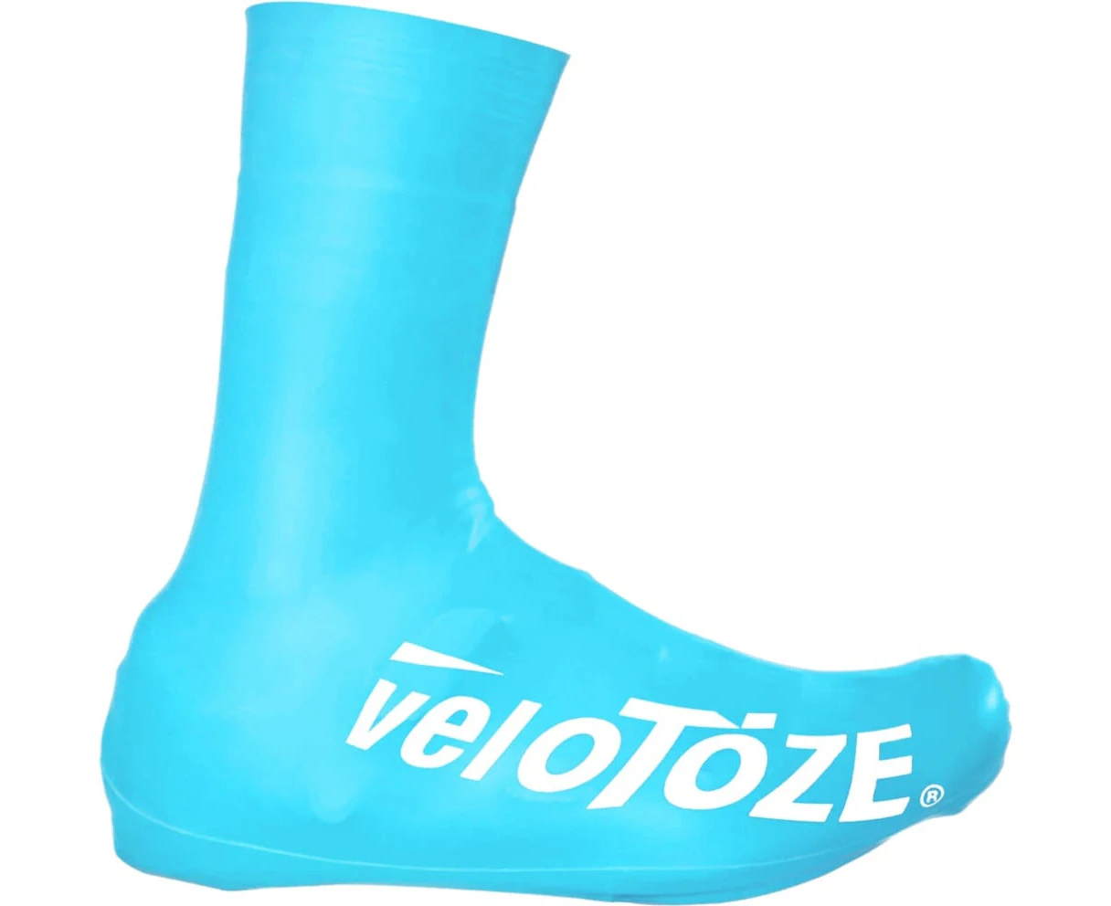 veloToze Tall Road 2.0 Bike Shoe Covers Blue