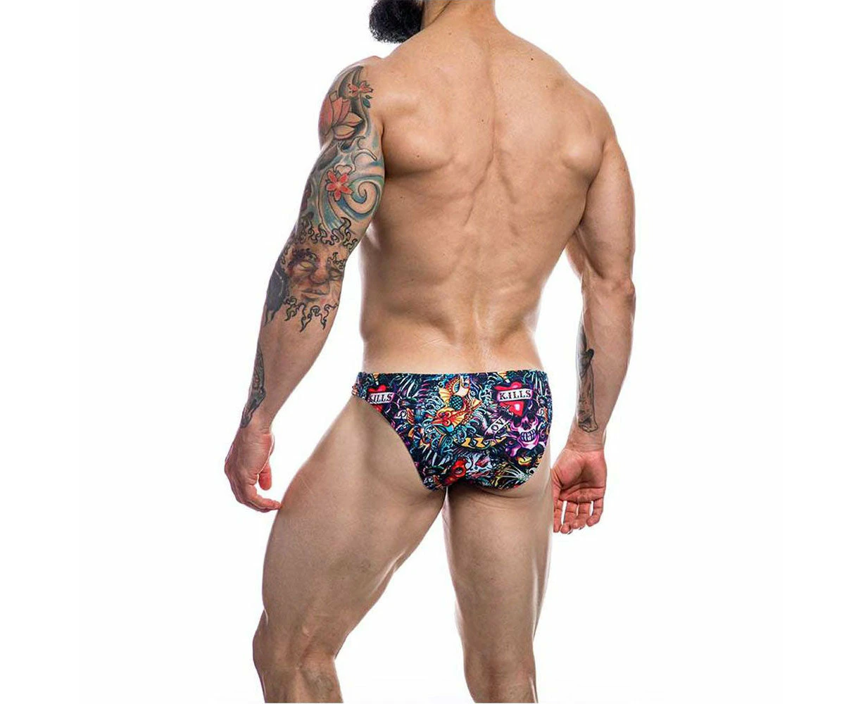 Cut For Men Low Rise Bikini Brief Tattoo Large