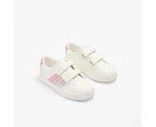 Target Girls Junior Glitter Stripe Sneaker - Sigi