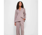 Target Pointelle Rib Wide Leg Pyjama Sleep Pants