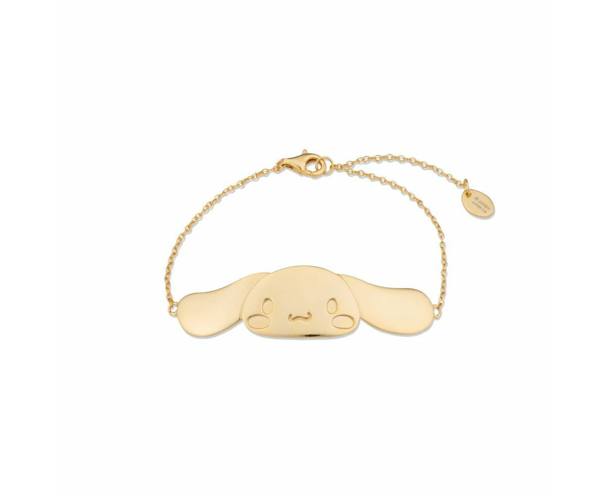 Couture Kingdom Sanrio Precious Metal Cinnamoroll Bracelet 210mm Large Gold