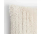 Target Mabel Faux Fur Cushion - Natural