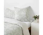 Target Eloise Floral Texture Cotton European Pillowcase - Stormy Sea