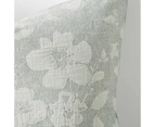 Target Eloise Floral Texture Cotton European Pillowcase - Stormy Sea