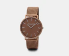 Coach Men's 41mm Charles Stainless Steel Watch - Brown