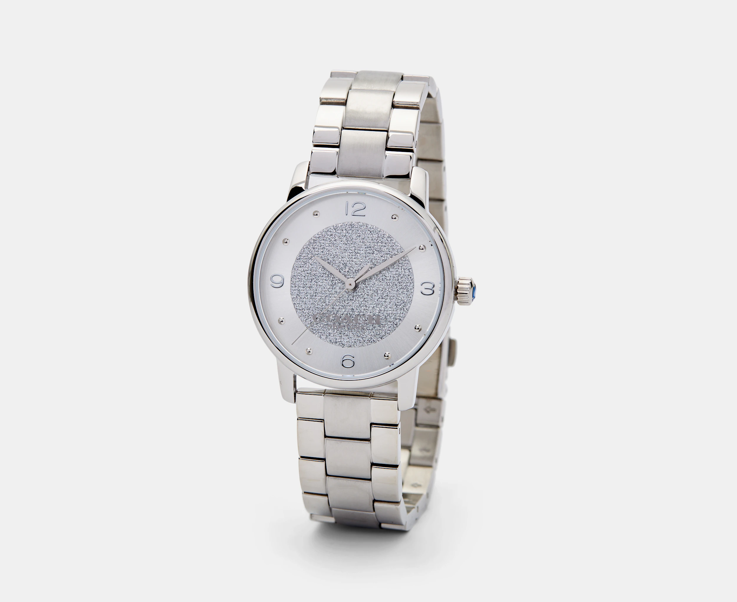 Coach Women's 36mm Grand Stainless Steel Watch - Silver