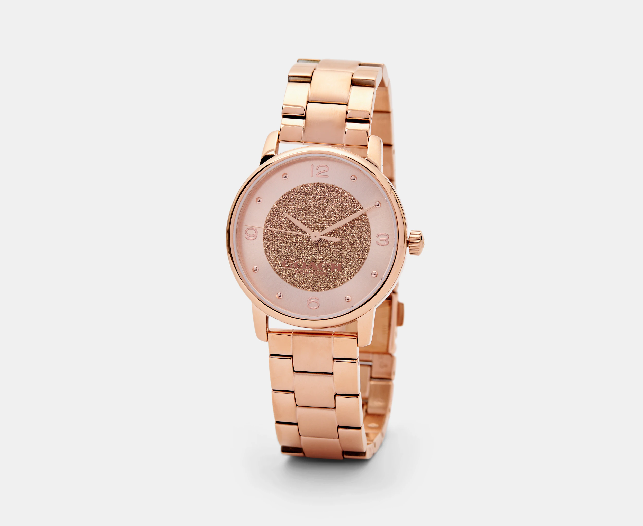 Coach Women's 36mm Grand Stainless Steel Watch - Rose Gold