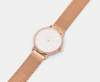 Coach Women's 32mm Perry Stainless Steel Watch - Rose Gold/White/Silver