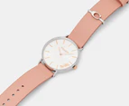 Coach Women's 36mm Perry Leather Watch - Pink/Silver