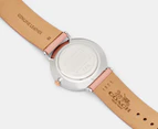 Coach Women's 36mm Perry Leather Watch - Pink/Silver