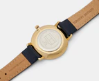 Tommy Hilfiger Women's 34mm Pippa Leather Watch - Champagne Gold/Navy