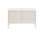 ArtissIn Buffet Sideboard Metal Cabinet - SWEETHEART White