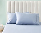 Daniel Brighton Percale Cotton Pillowcase 2-Pack - Blue