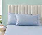 Daniel Brighton Percale Cotton King Pillowcase 2-Pack - Blue