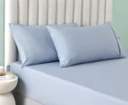 Daniel Brighton Percale Cotton King Pillowcase 2-Pack - Blue