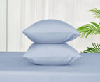 Daniel Brighton Percale Cotton King Pillowcase 2-Pack - Blue