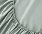 Daniel Brighton Percale Cotton Combo Fitted Sheet Set - Sage