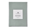 Daniel Brighton Percale Cotton Combo Fitted Sheet Set - Sage