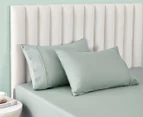 Daniel Brighton Percale Cotton Pillowcase 2-Pack - Sage