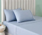 Daniel Brighton Percale Cotton Sheet Set - Blue