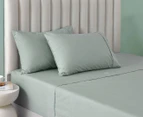 Daniel Brighton Percale Cotton Sheet Set - Sage