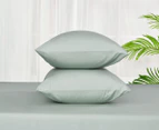 Daniel Brighton Percale Cotton Pillowcase 2-Pack - Sage