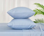 Daniel Brighton Percale Cotton Sheet Set - Blue