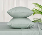 Daniel Brighton Percale Cotton Sheet Set - Sage