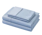 Daniel Brighton Percale Cotton Sheet Set - Blue