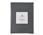 Daniel Brighton Percale Cotton Sheet Set - Charcoal