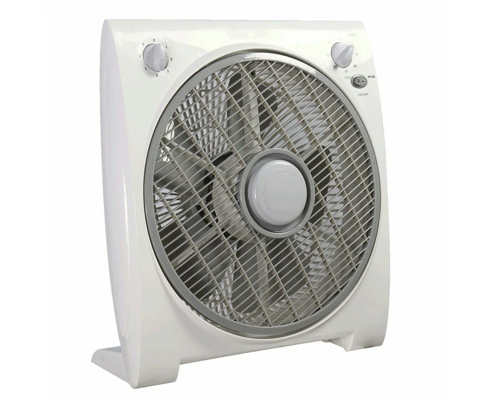 Omega Altise 30cm Box Fan - White