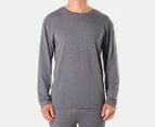 Mitch Dowd Men's Bamboo Blend Long Sleeve Sleep Tee - Grey Marle